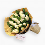 باقة الزهور البيضاء